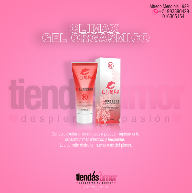 GEL DE ORGASMOS INTENSOS MUJERES CLIMAX